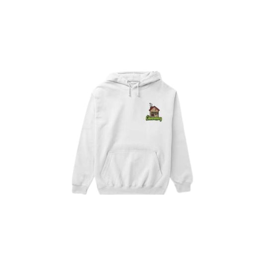 Basic White Pull Over Hoodie